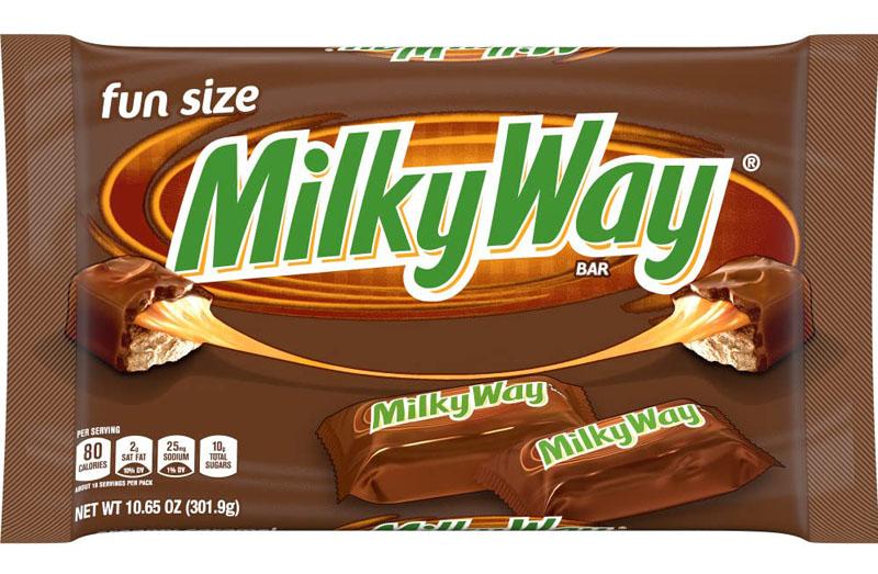 Milky Way Fun Size Milk Chocolate Halloween Candy Bars for $2.99