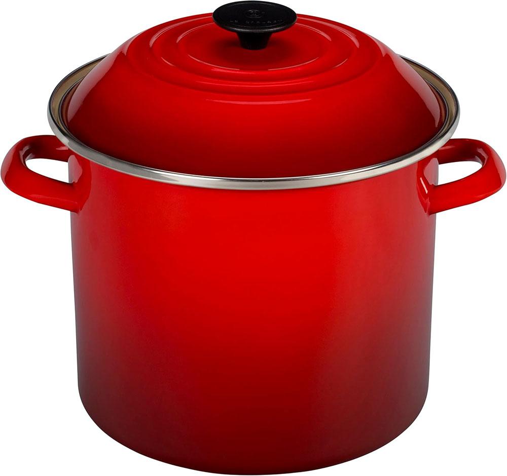 Le Creuset Enamel On Steel Stockpot for $111.48 Shipped