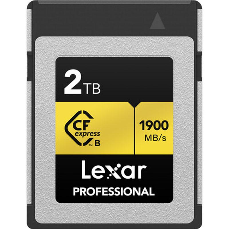 2TB Lexar Professional CFexpress Type B Card GOLD Series for $299.99 Shipped