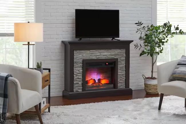 StyleWell Whittington 50in Freestanding Electric Fireplace for $199 Shipped