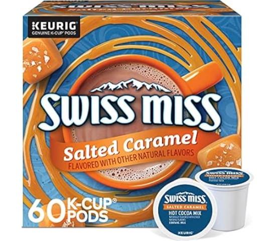 Swiss Miss Salted Caramel Hot Cocoa Keurig K-Cup Pods 60 Pack for $17.99