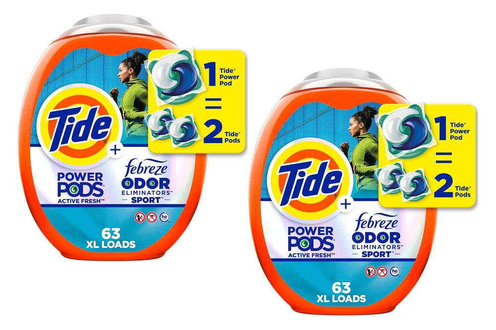 Tide Power PODS Laundry Detergent Soap Pacs 2 Pack for $33.23 Shipped