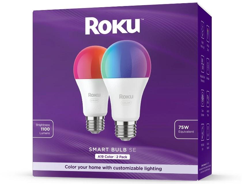 Roku Smart Home Smart Bulb SE 2 Pack for $7.88