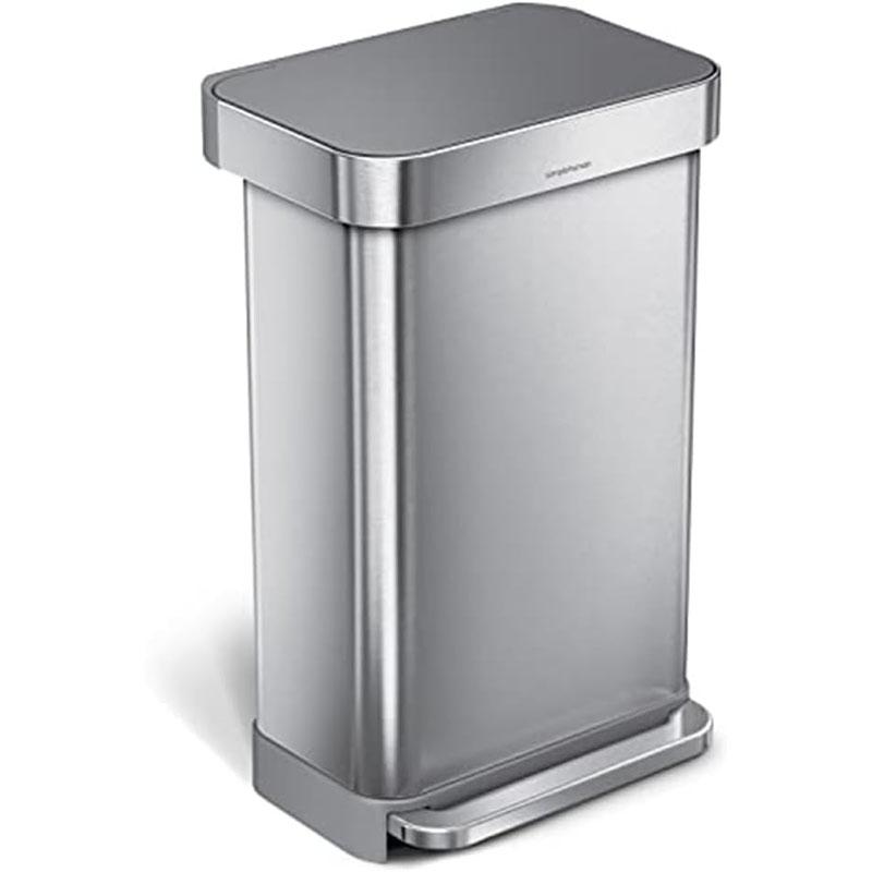 Simplehuman 45L Kitchen Hands-Free Step Trash Can for $96 Shipped