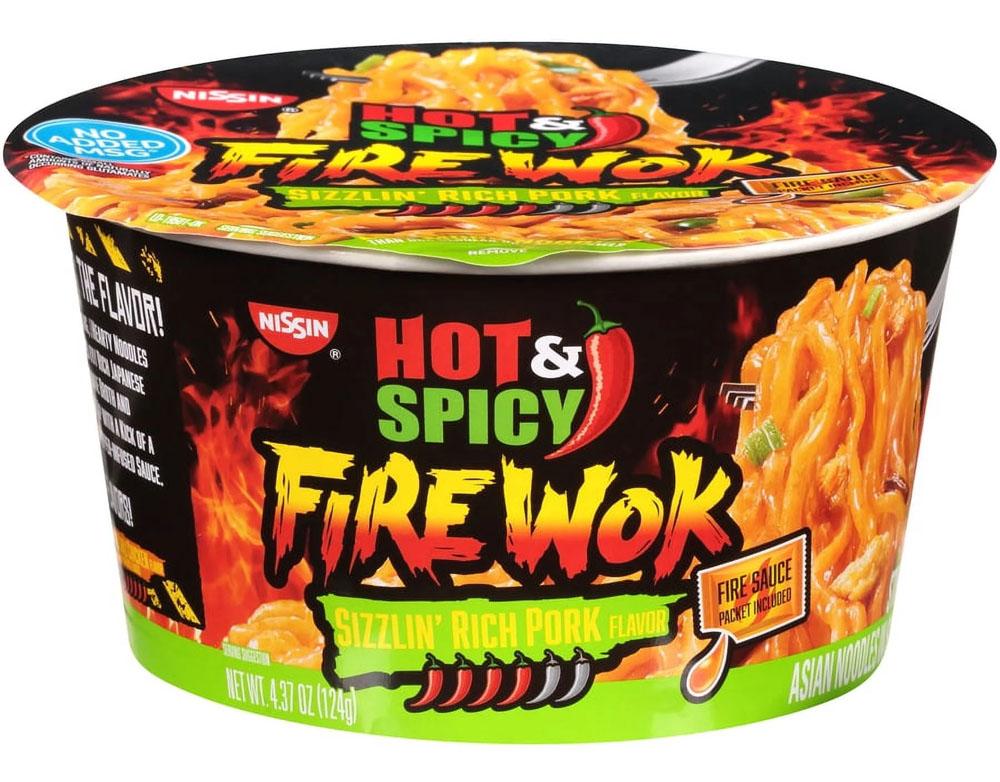 Free Nissin Hot and Spicy Fire Wok Noodles at Albertsons or Safeway or Acme Markets