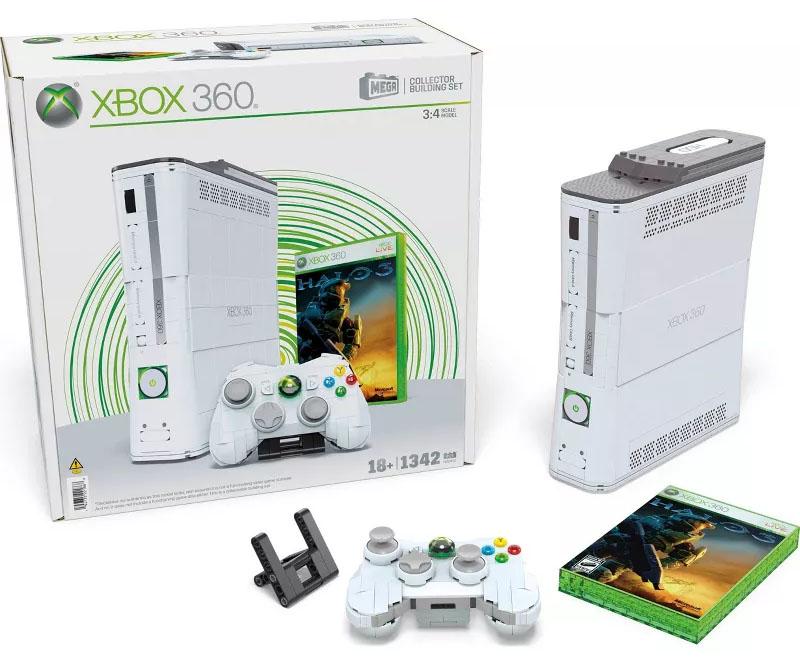 MEGA Showcase Microsoft Xbox 360 Collector Building Set for $99.99 Shipped