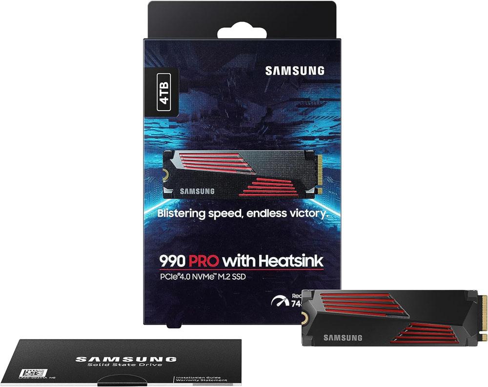 4TB Samsung 990 PRO PCIe Gen4 M2 2280 SSD for $265.99 Shipped