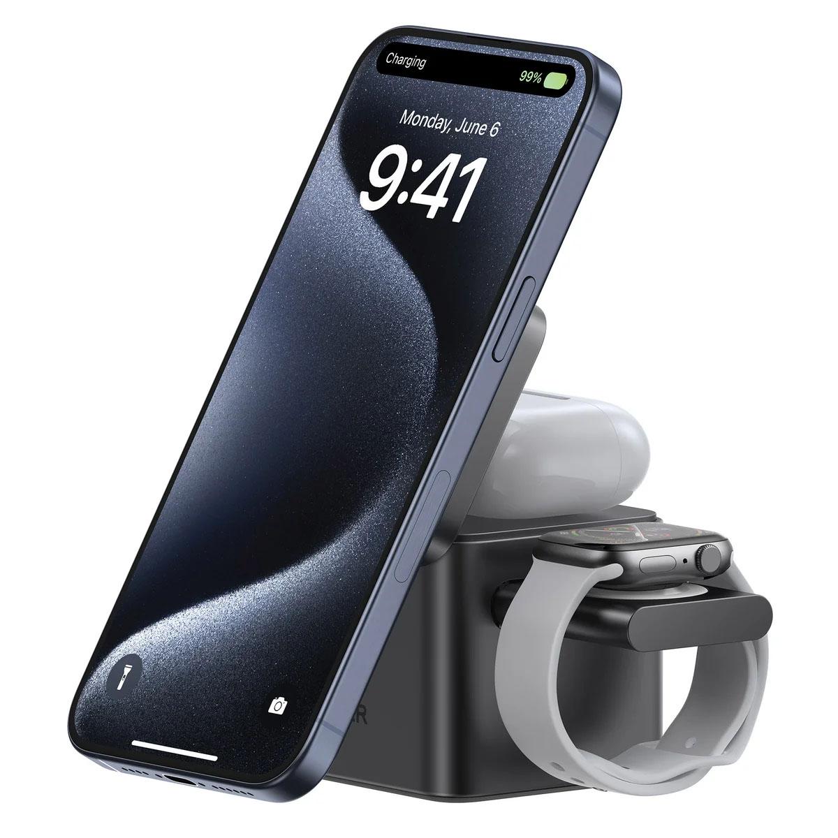 Anker MagGo 3-in1 Charging Station for Apple Devices for $64.99 Shipped