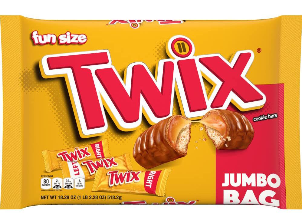 Twix Fun Size Caramel Cookie Halloween Chocolate Bars for $4.99