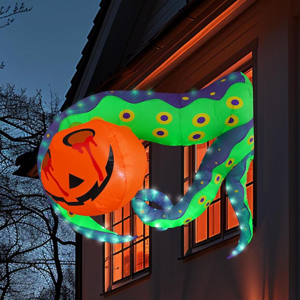 Pumpkin and Octopus Dazzle Bright Halloween Decoration for $19.99 Shipped