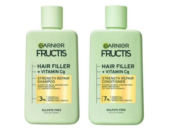 Free Garnier Fructis Hair Filler Shampoo and Conditioner