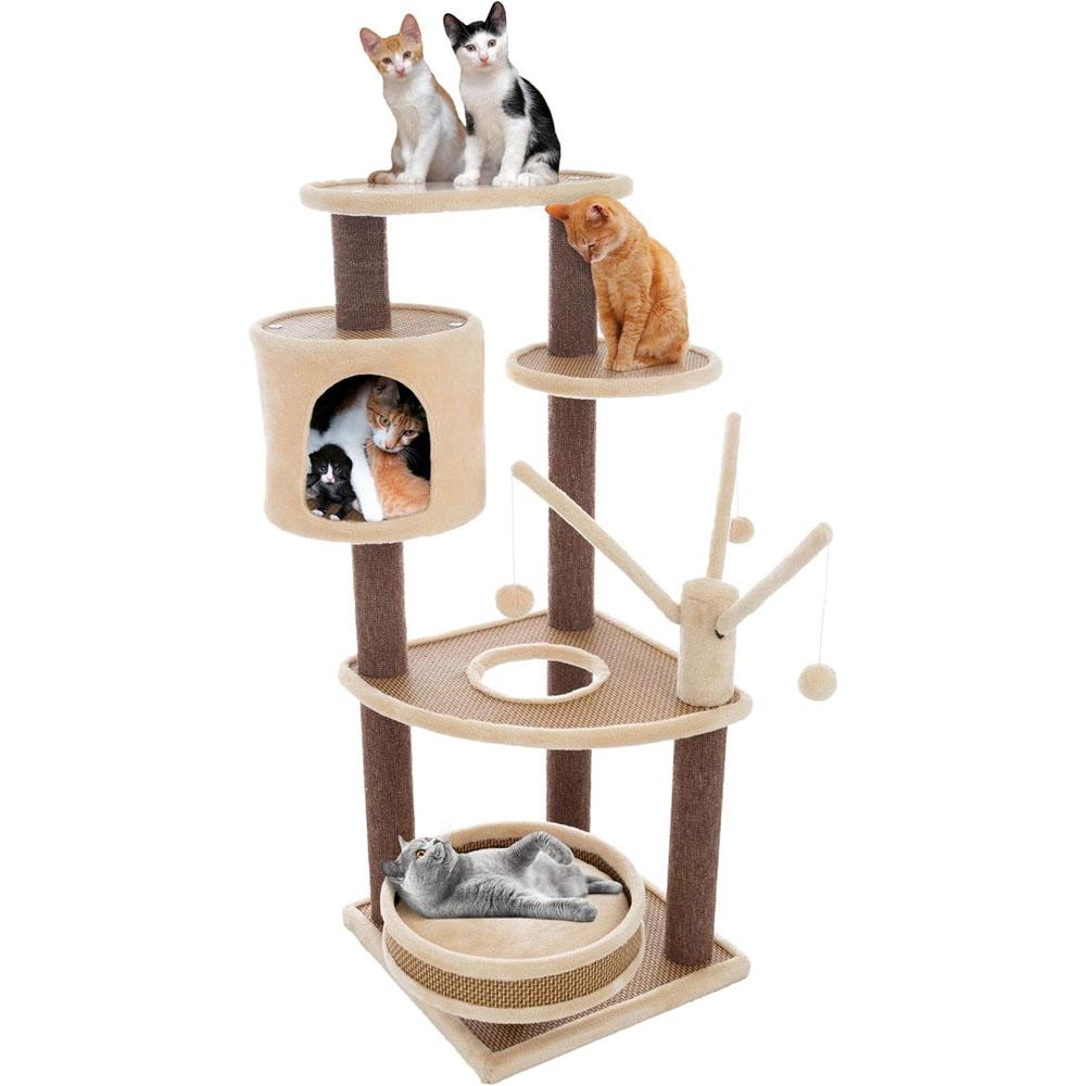 Cat Tower 6-Tier Cushioned Pet Bed for $39.99 Shipped