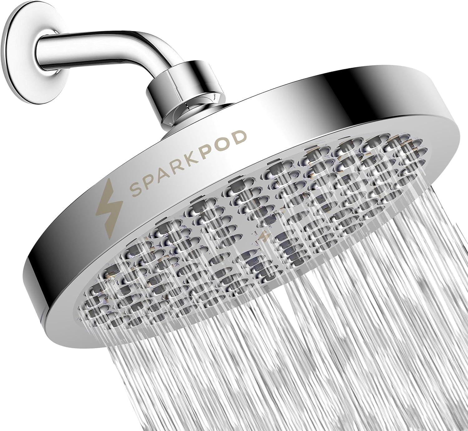 SparkPod Rain Shower Head for $23.96