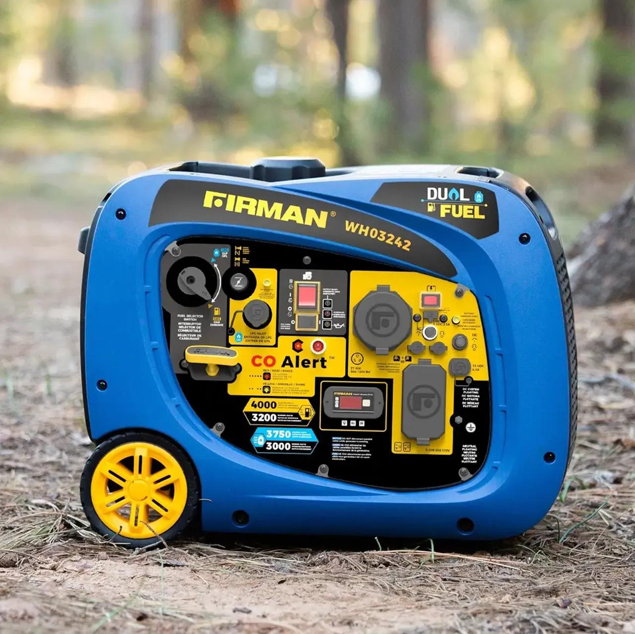 FIRMAN 3200 30A Electric Start Dual Fuel Inverter Generator for $343.99 Shipped