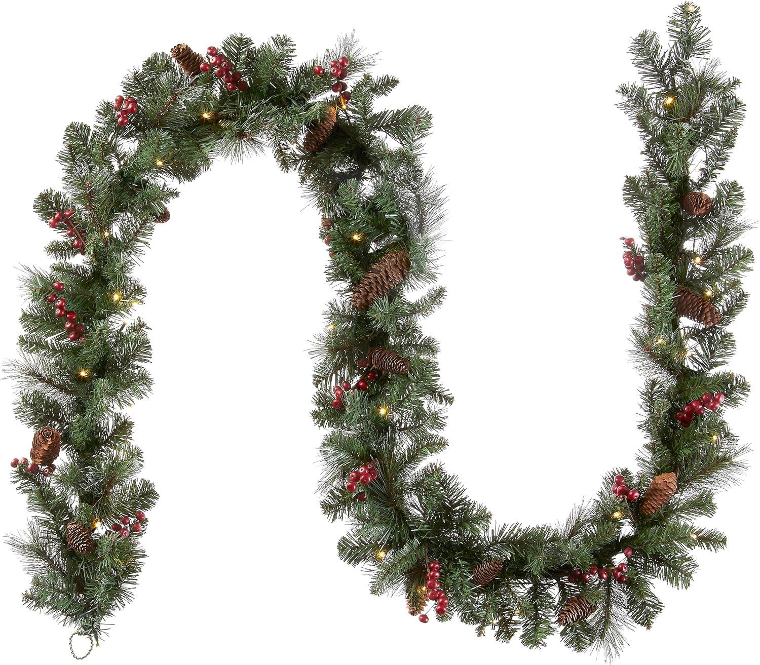 National Tree Company Pre-Lit Artificial Christmas Garland for $19.98