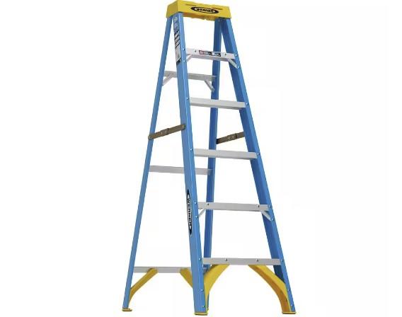 Werner 6ft Fiberglass Step Ladder for $49.88 Shipped