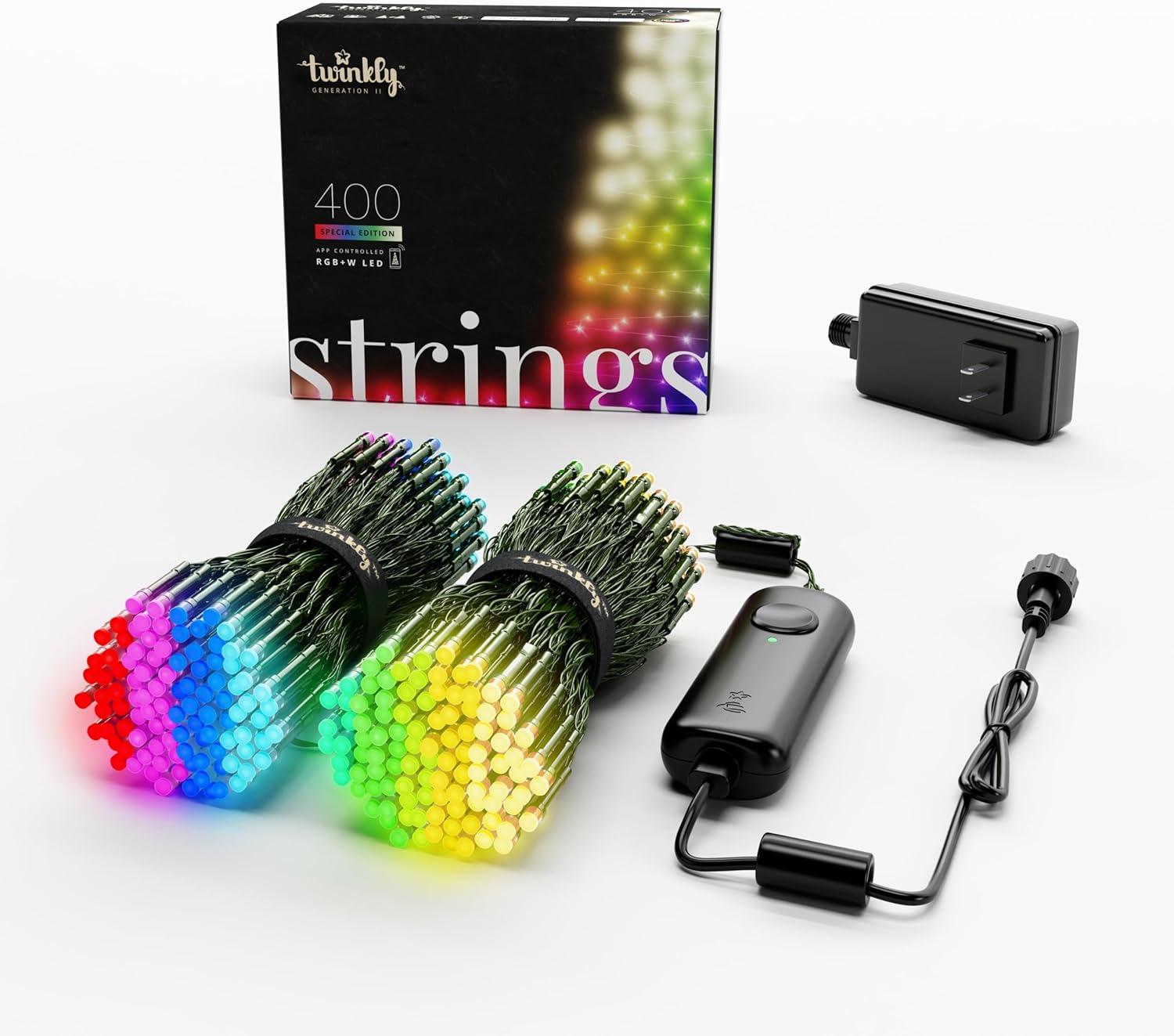 Twinkly Strings Smart Multicolor Christmas Lights for $69.99 Shipped