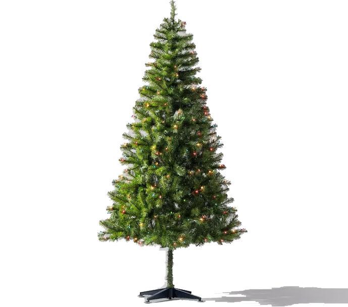 Alberta Spruce Pre-Lit 6.5ft Christmas Tree for $27.50