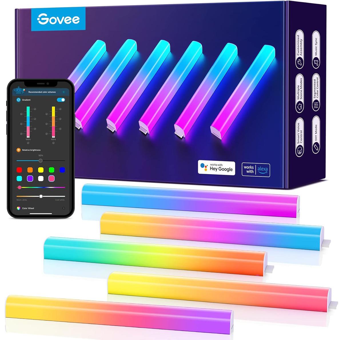 Govee Glide RGBIC LED Smart Gaming Wall Lights for $39.99 Shipped