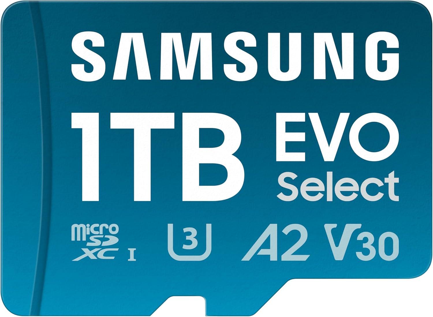 1TB Samsung EVO Select microSDXC Card for $79.99 Shipped