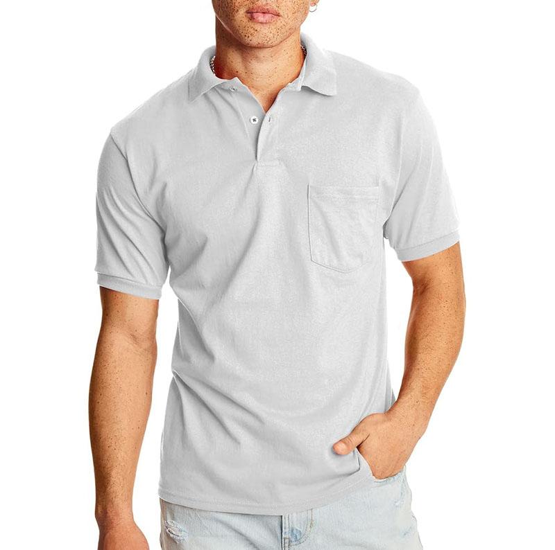 Hanes EcoSmart Short-Sleeve Polo Shirts 2 Pack for $11.75