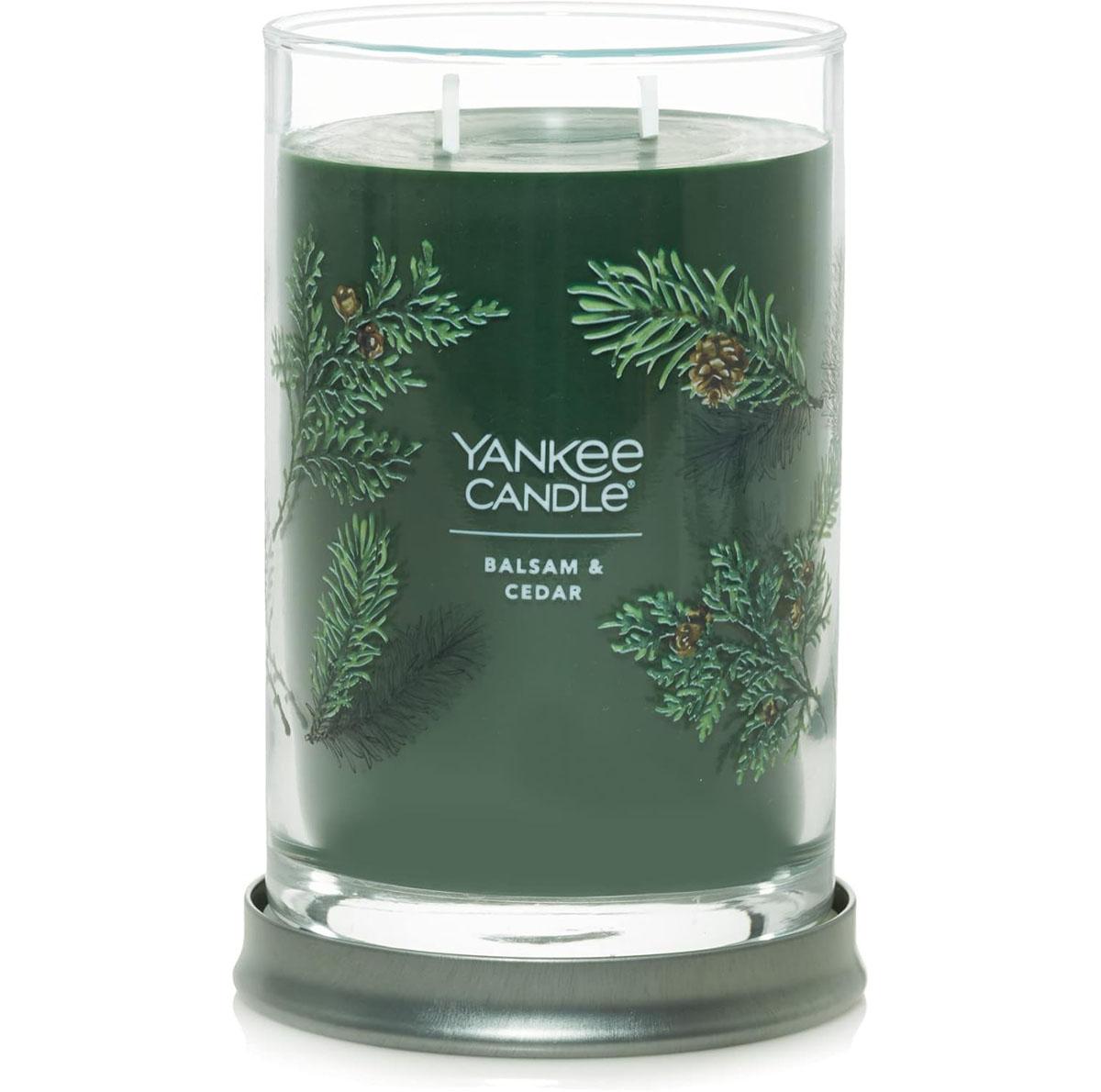 Yankee Candle Balsam and Cedar 2-Wick Candle for $11.89