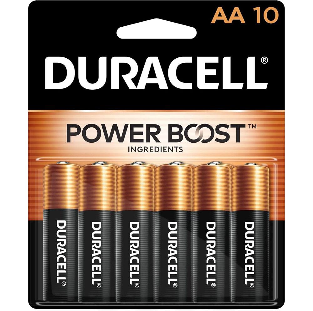 Duracell Coppertop AA Batteries with Power Boost 10 Pack for $5.34