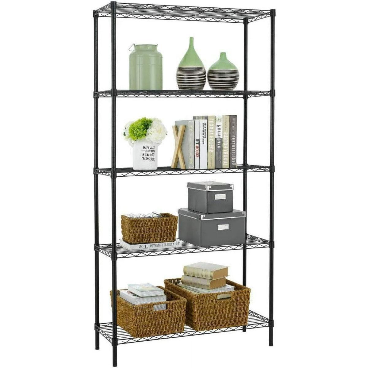 BestOffice Wire 5-Tier Shelving Unit for $45.99 Shipped