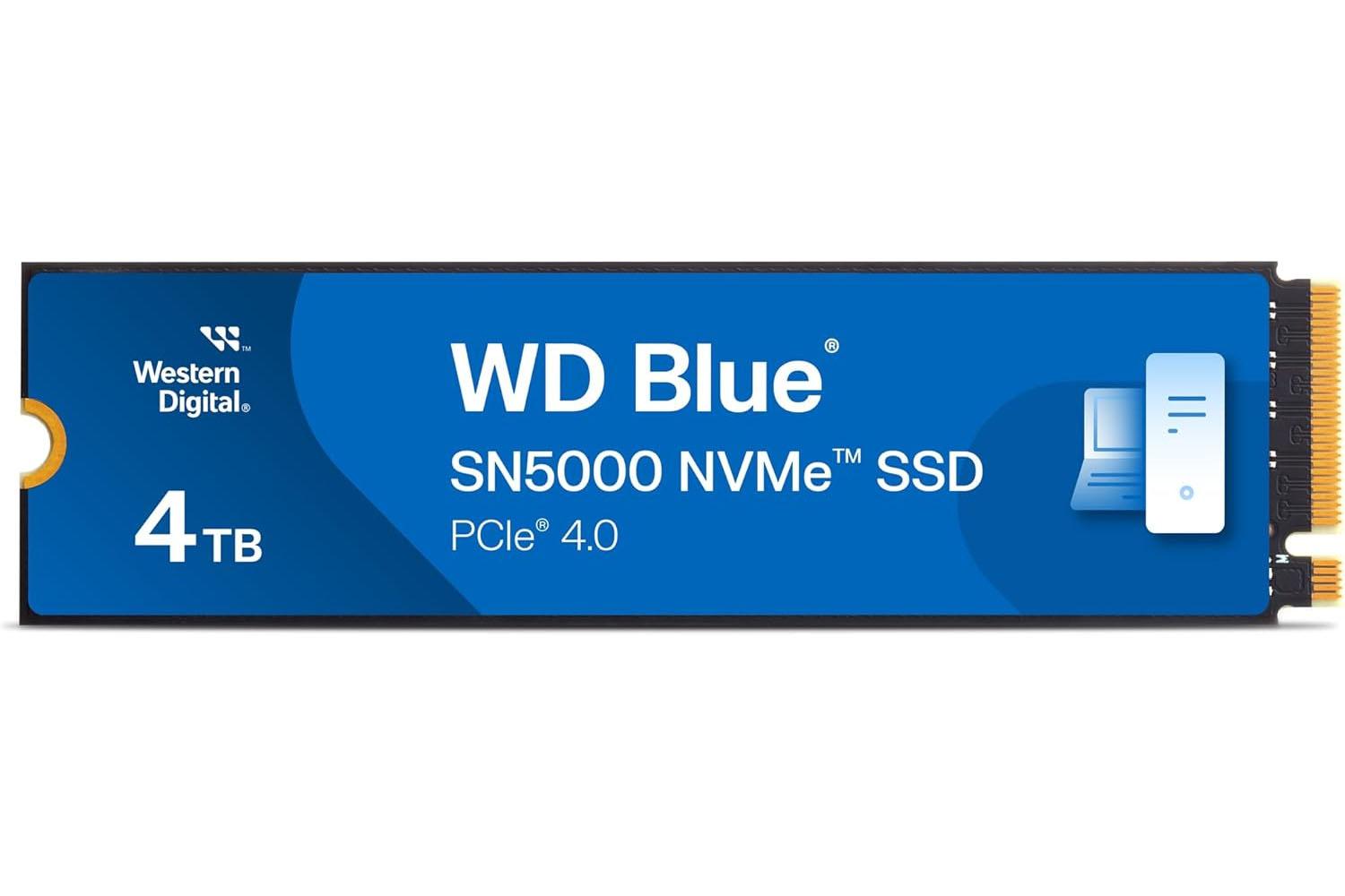 4TB WD Blue SN5000 NVMe Internal SSD for $199.99 Shipped