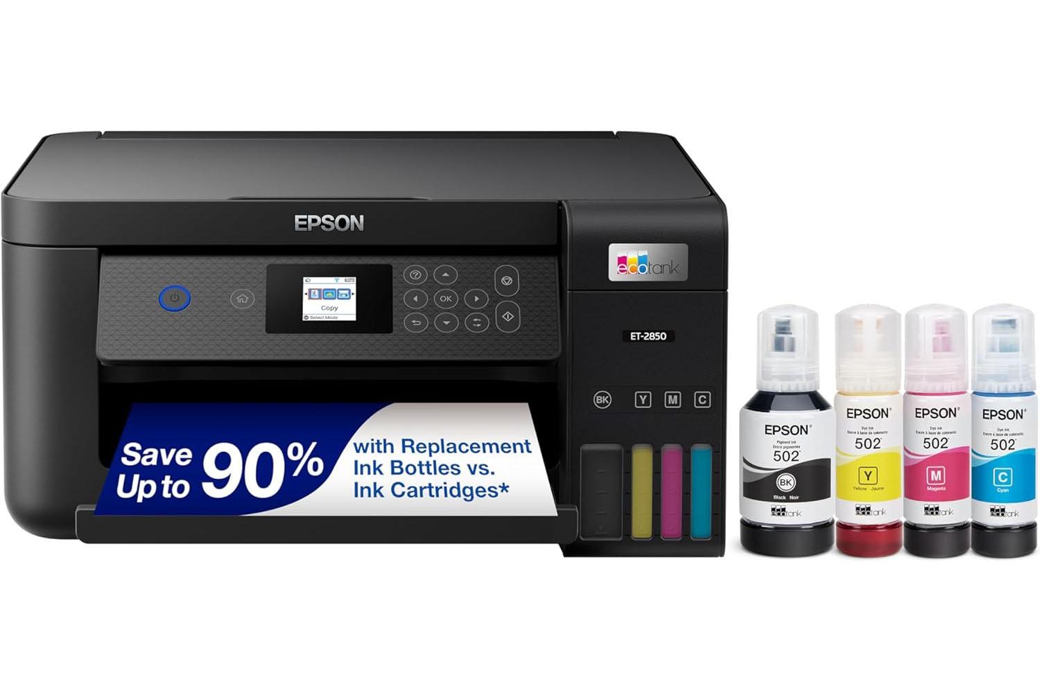 Epson EcoTank ET-2850 Color All-in-One Printer for $199.99 Shipped