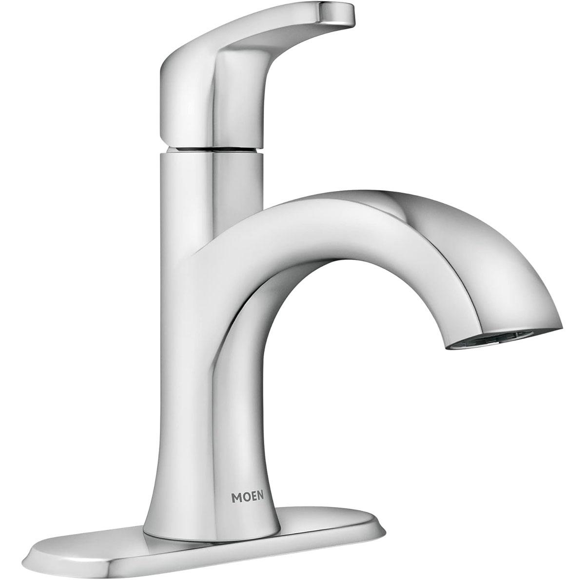 Moen Karis Chrome One-Handle Lavatory Bathroom Faucet for $59 Shipped