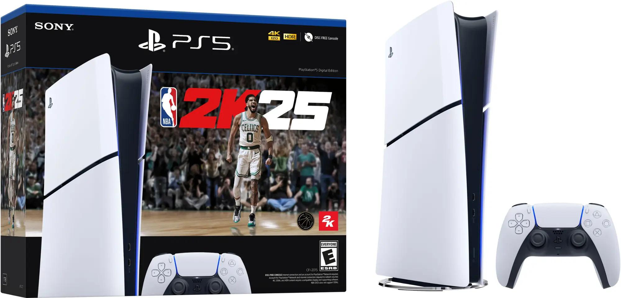 Sony PlayStation 5 Slim Console with NBA 2K25 for $374.99 Shipped