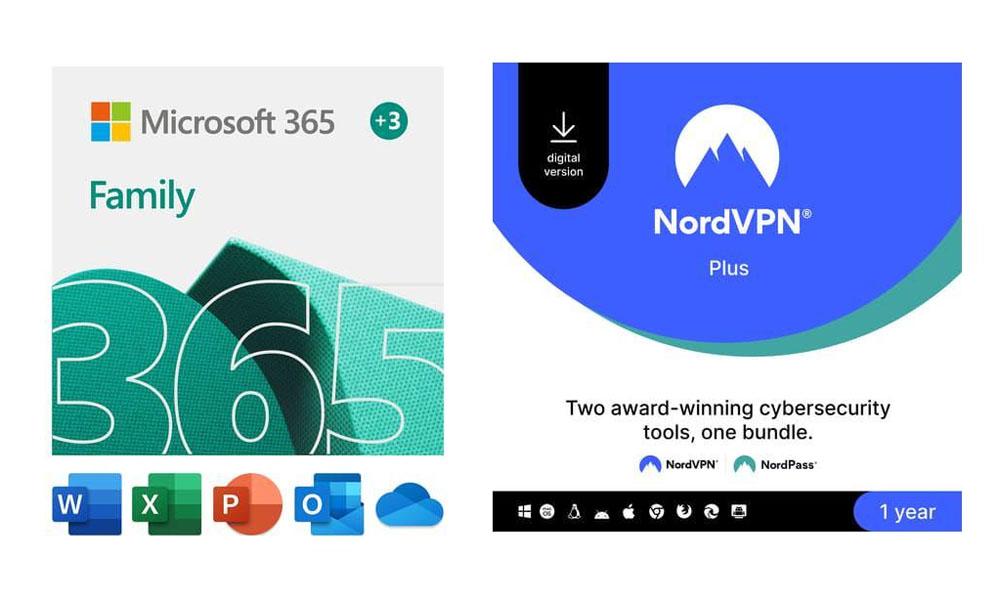 Microsoft 365 Family 15 Month Subscription with NordVPN for $67.99