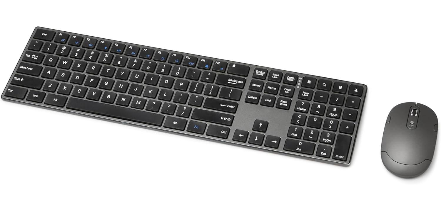 Amazon Basics Wireless Keyboard and Mouse Combo for $27.09