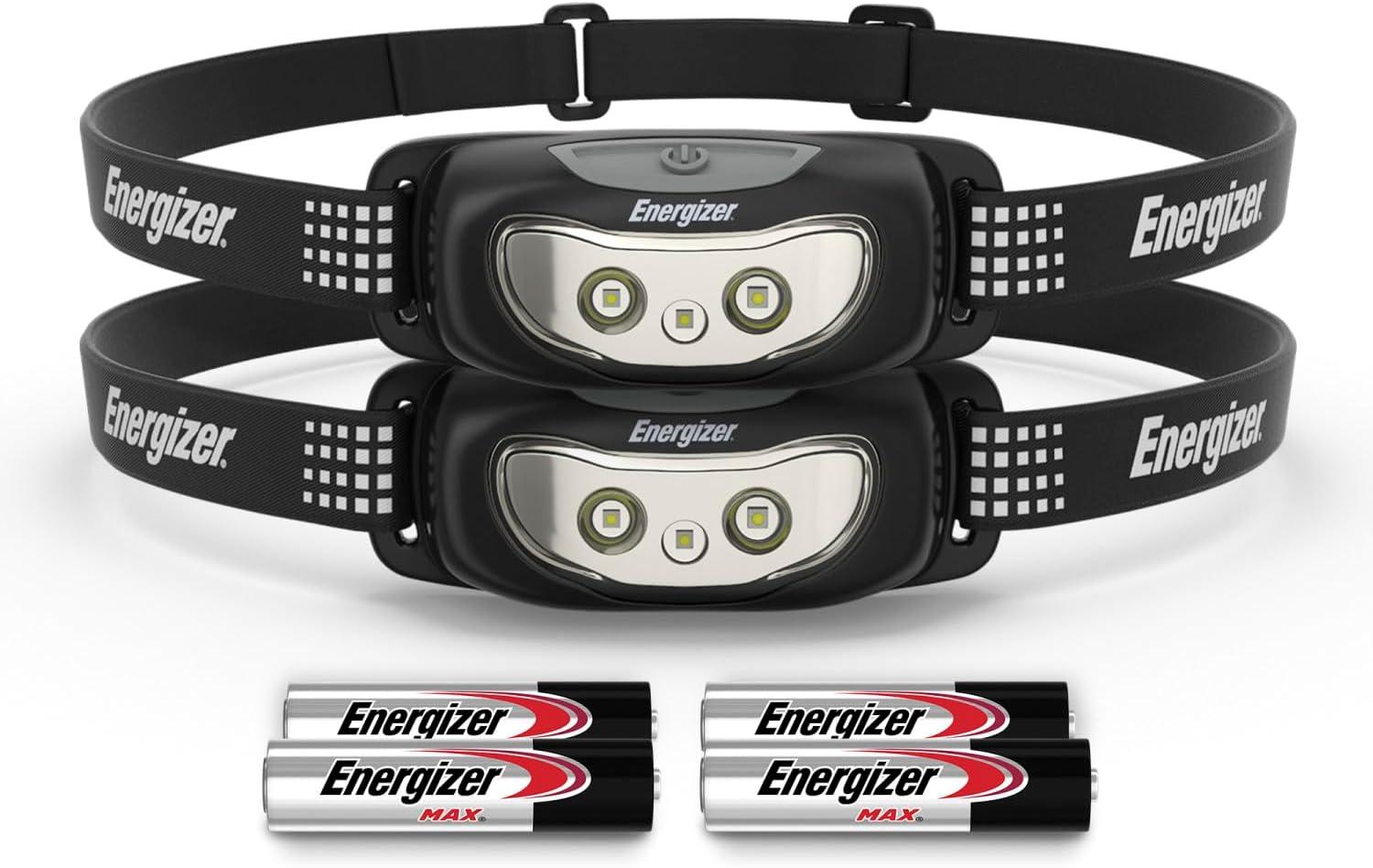 Energizer 100-Lumen LED Headlamp Flashlights 2-Pack for $6.30