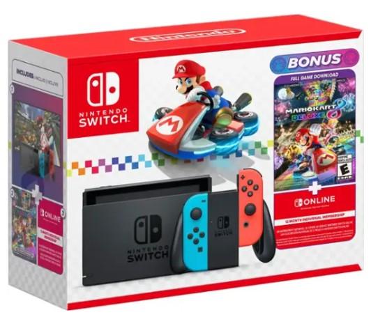 Nintendo Switch Mario Kart 8 Deluxe Console Bundle for $224.99 Shipped