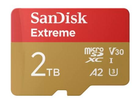 2TB SanDisk Extreme microSDXC Memory Card for $179.99 Shipped