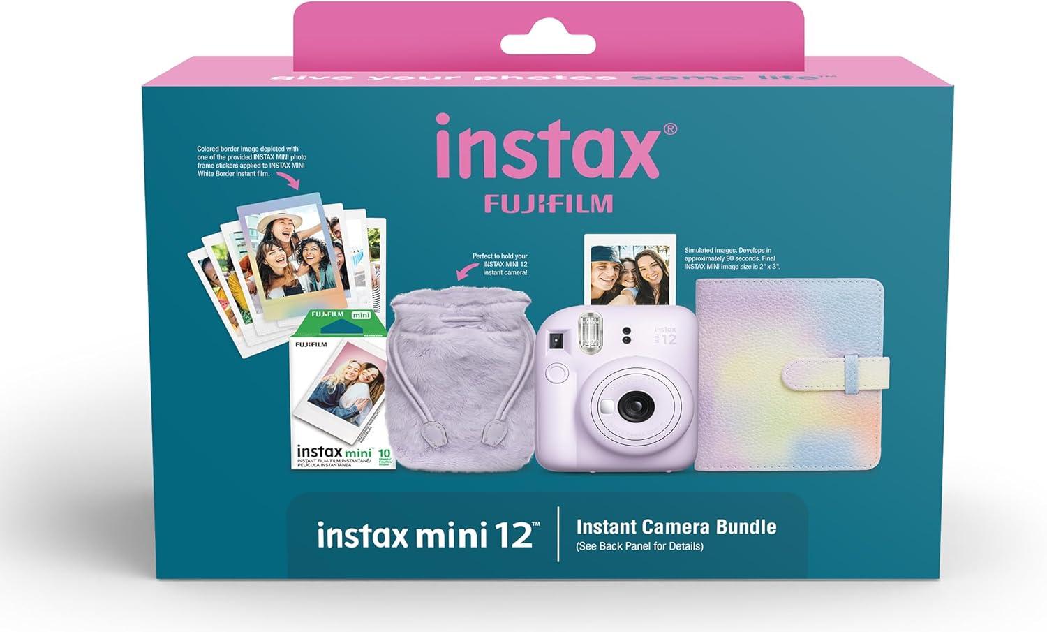 Fujifilm INSTAX Mini 12 Purple Holiday Bundle 2024 for $69.99 Shipped