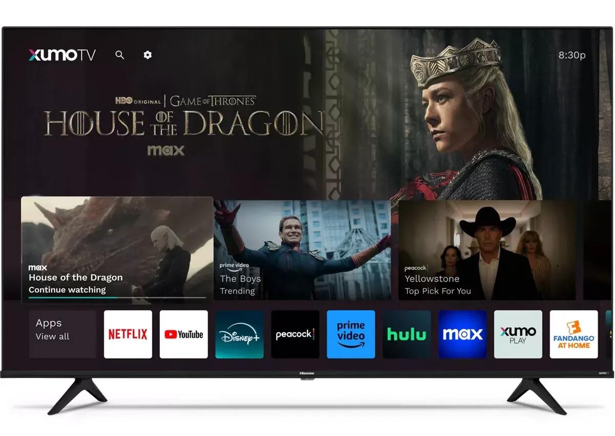 55in Hisense 4K UHD Xumo Smart TV for $179.99 Shipped