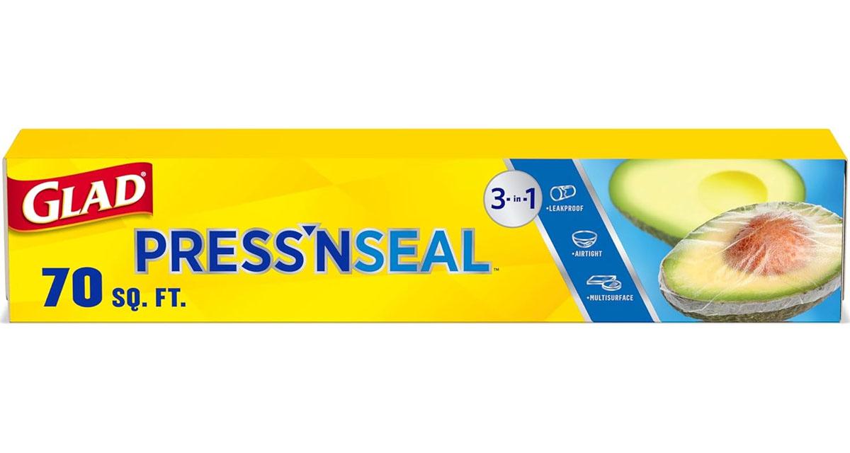 Glad Press N Seal Plastic Food Wrap for $2.48