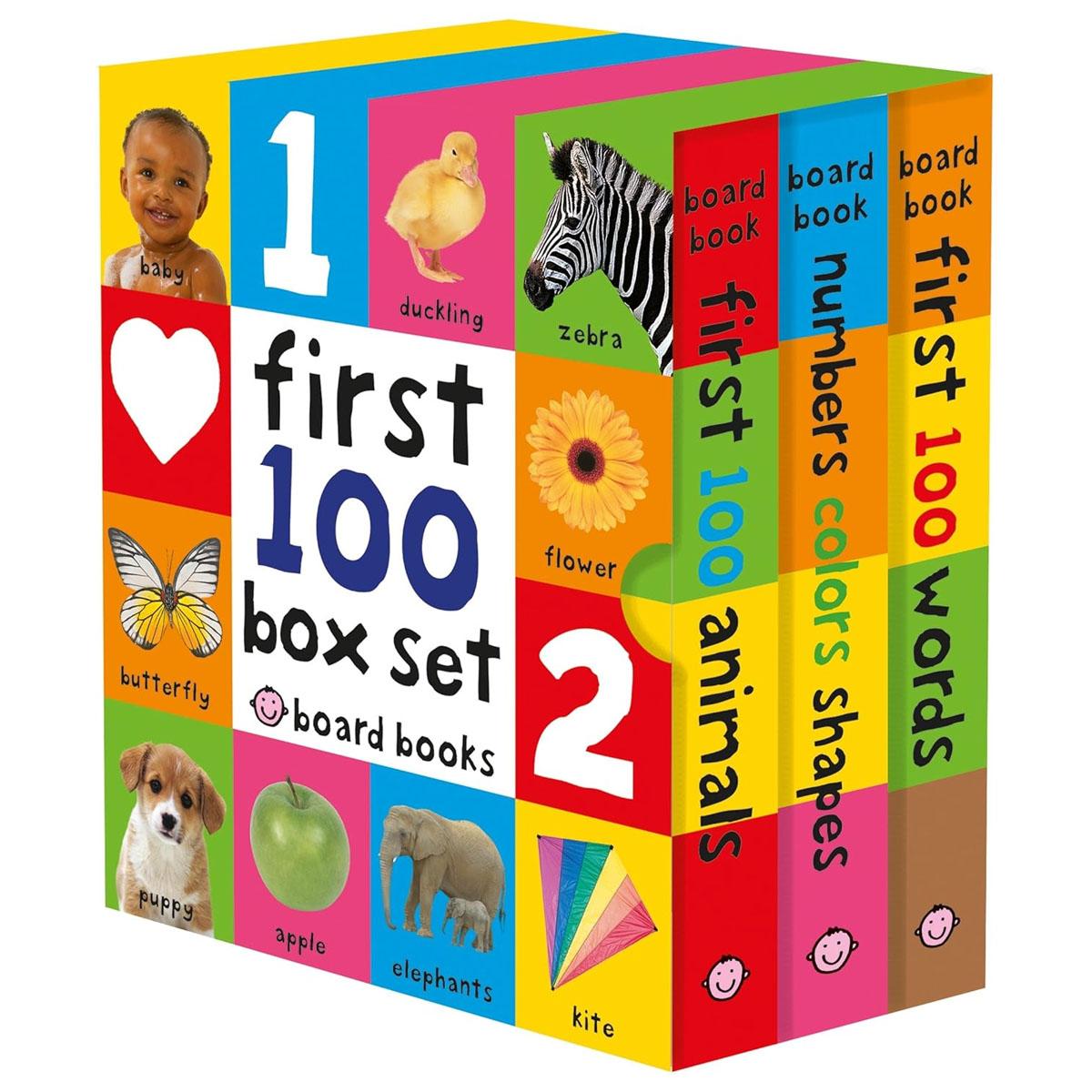 First 100 Board Book Box Set for $6.85