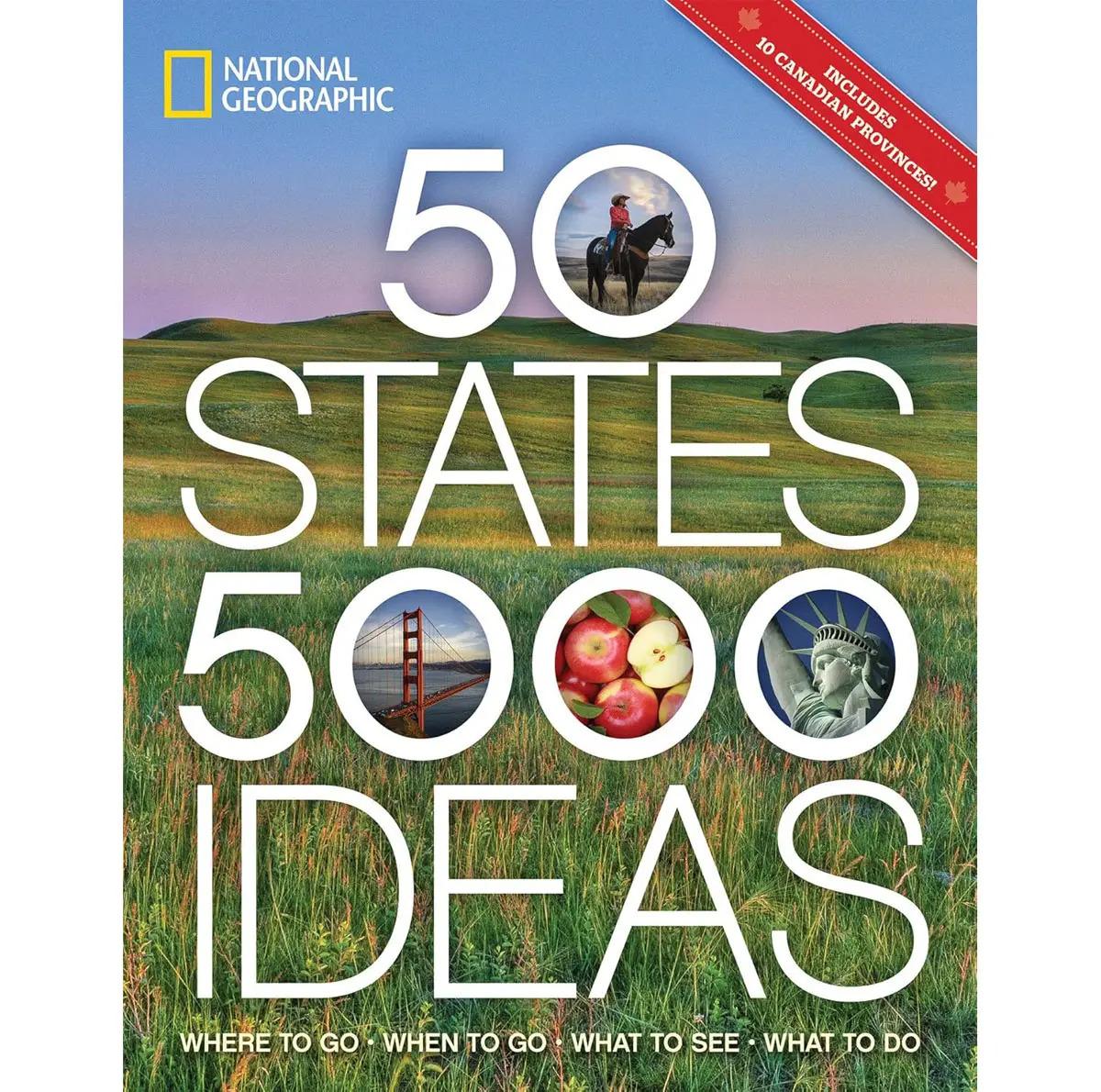 50 States 5000 Ideas Where To Go Travel Book for $9.15