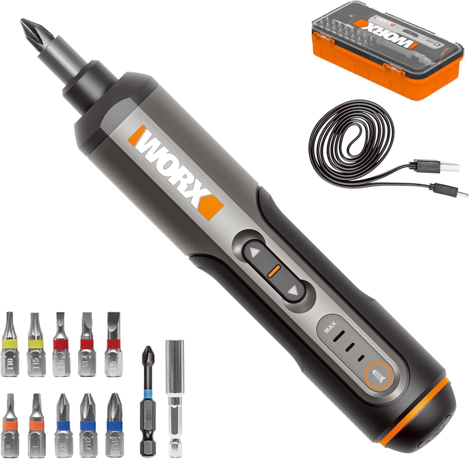 Worx WX240L 4V 3-Speed Cordless Screwdriver for $21.99