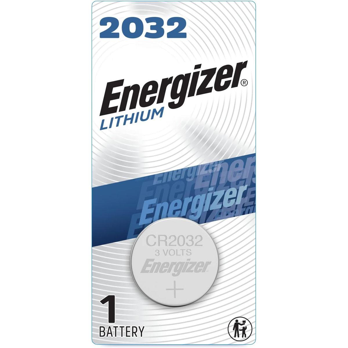 Energizer CR2032 Lithium Coin Battery for $1.49