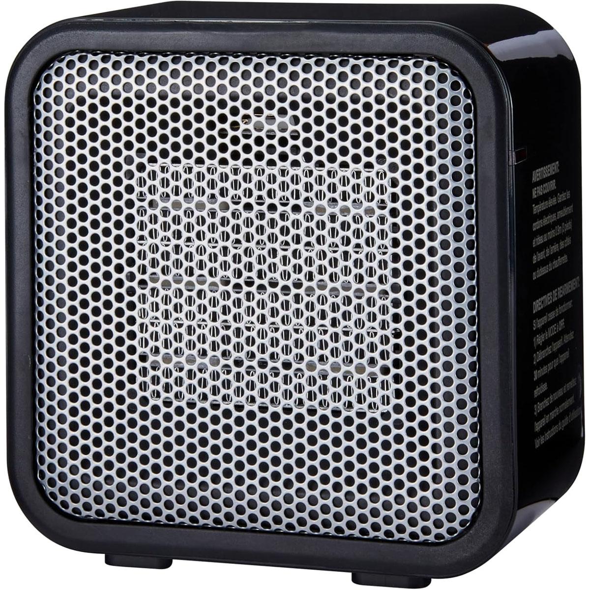 Amazon Basics 500W Mini Ceramic Space Heater for $11.51