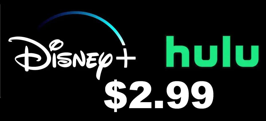 Hulu with Disney Plus Subscription Plan for $2.99