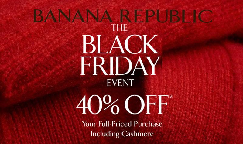 Banana Republic Black Friday Sale and Stack Rakuten to Get 59.2% Off