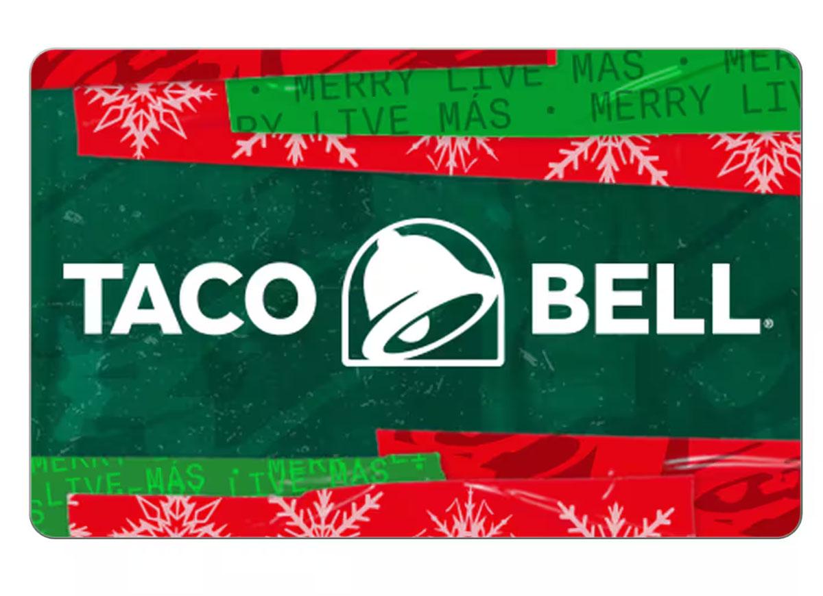 Free $5 Taco Bell Gift Card with $25 Gift Card Purchase