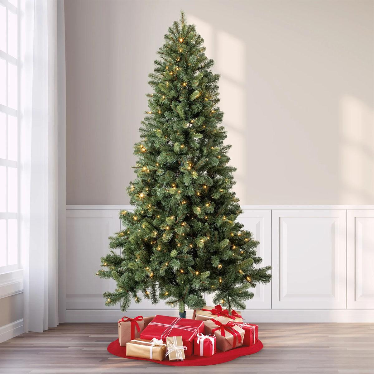 Evergreen Classics 7.5ft Pre-Lit Benton Pine Christmas Tree for $78 Shipped