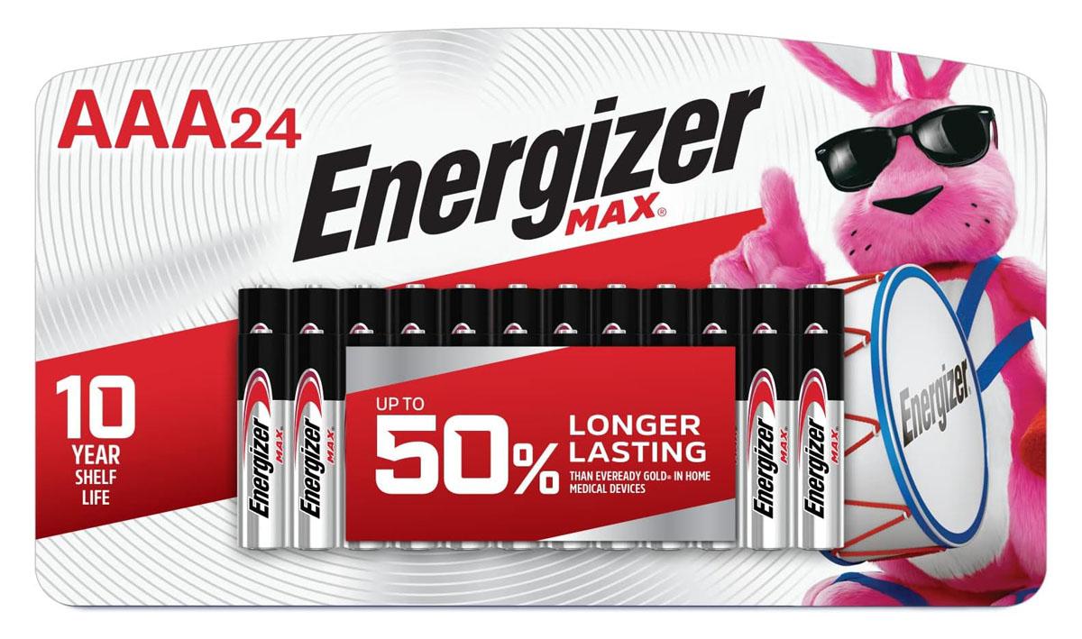 24 Energizer AAA Max Alkaline Batteries for $11.30